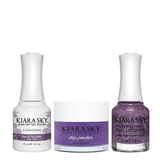 KIARA SKY 3in1 (Dipping Powder + Gel Polish + Nail Lacquer) - DGL 520, Out On The Town